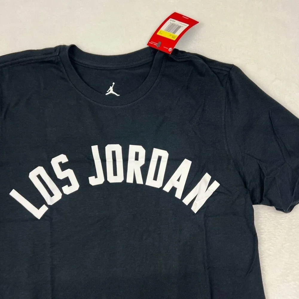 Air Jordan‎ Shirt Men Small Black Los Jordan Jumpman Short Sleeve New S